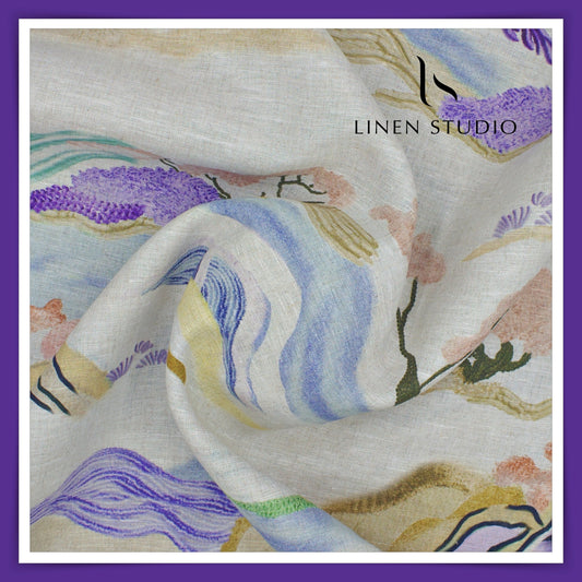 70 Lea Premium Linen Digital Print - Hawaiian Print (Fastest Selling)