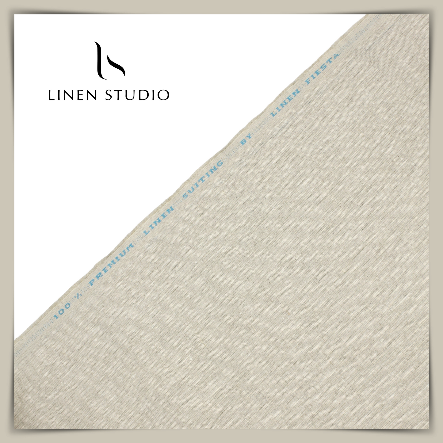 Pure Linen Trouser Fabric - Slub Cross - Linen Studio