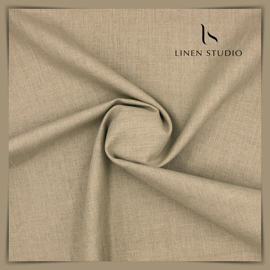 Pure Linen Trouser Fabric - Slub Natural - Linen Studio