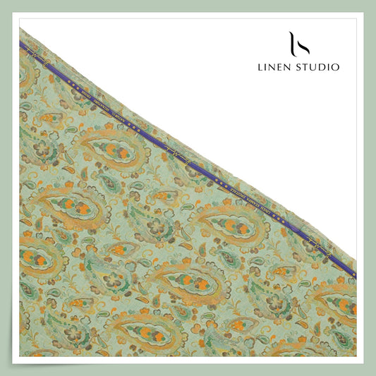 70 Lea Exclusive Digital Printed Shirting by Linen Monde - Spring Keri (NEW)