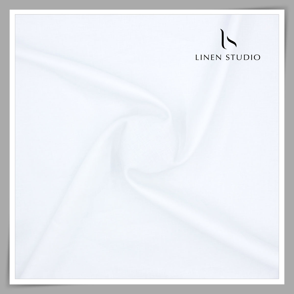 Burgoyne Pure Linen 110 Lea Shirting - Super White (Premium) (NEW)