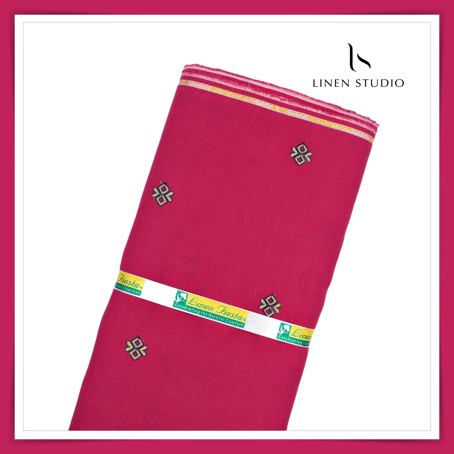 Premium Linen Embroidery - Rani - Linen Studio