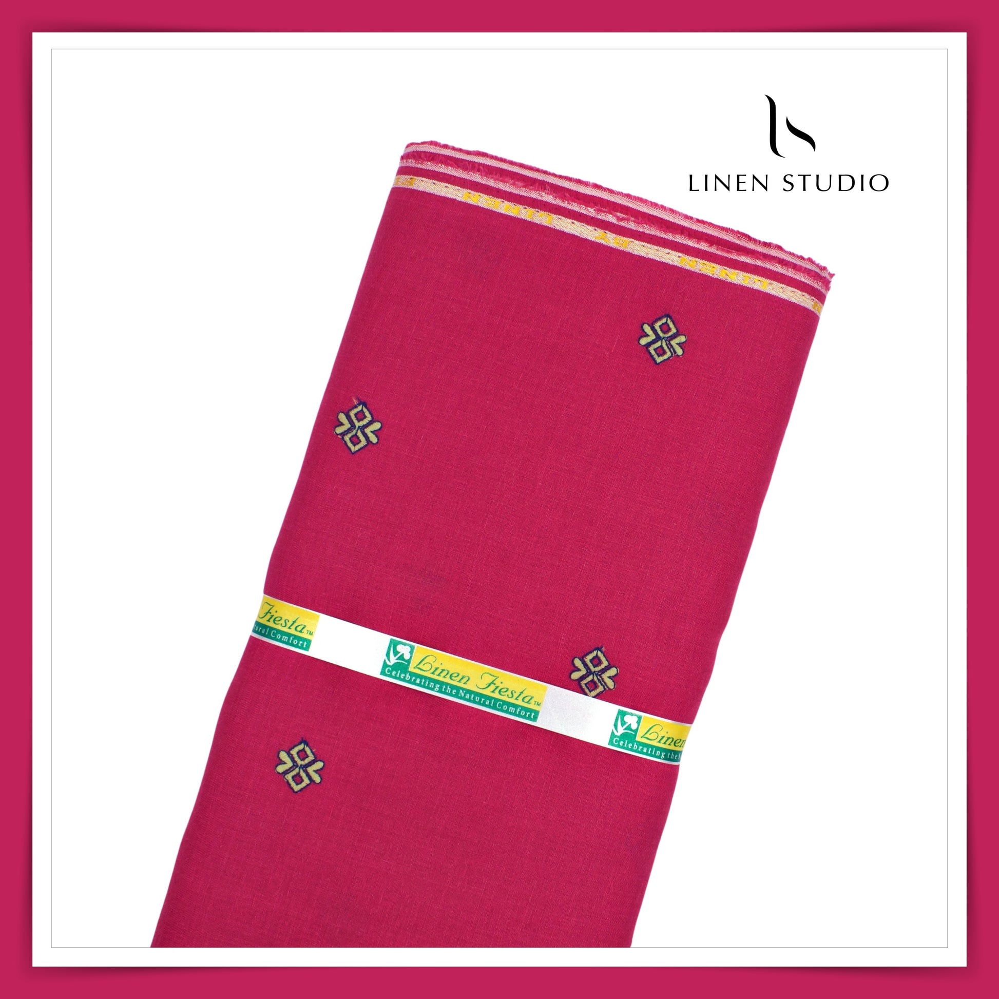 Premium Linen Embroidery - Rani - Linen Studio