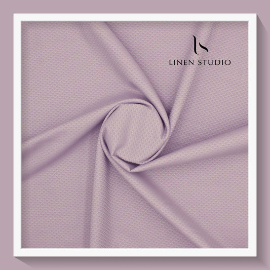 Luthai Diamond Textured Supima Cotton - Light Purple (zoom in)