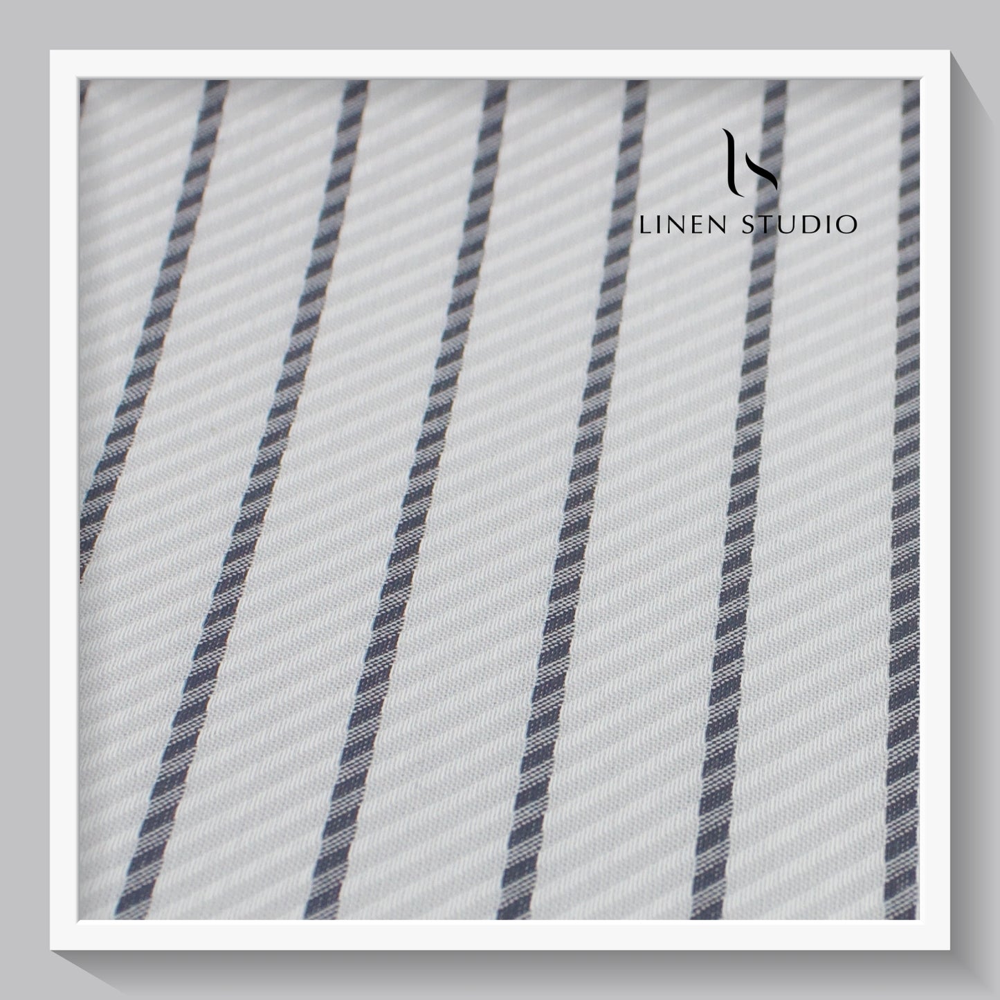 Luthai Supima Cotton Fancy Stripes with Dobby (Zoom in) - Linen Studio
