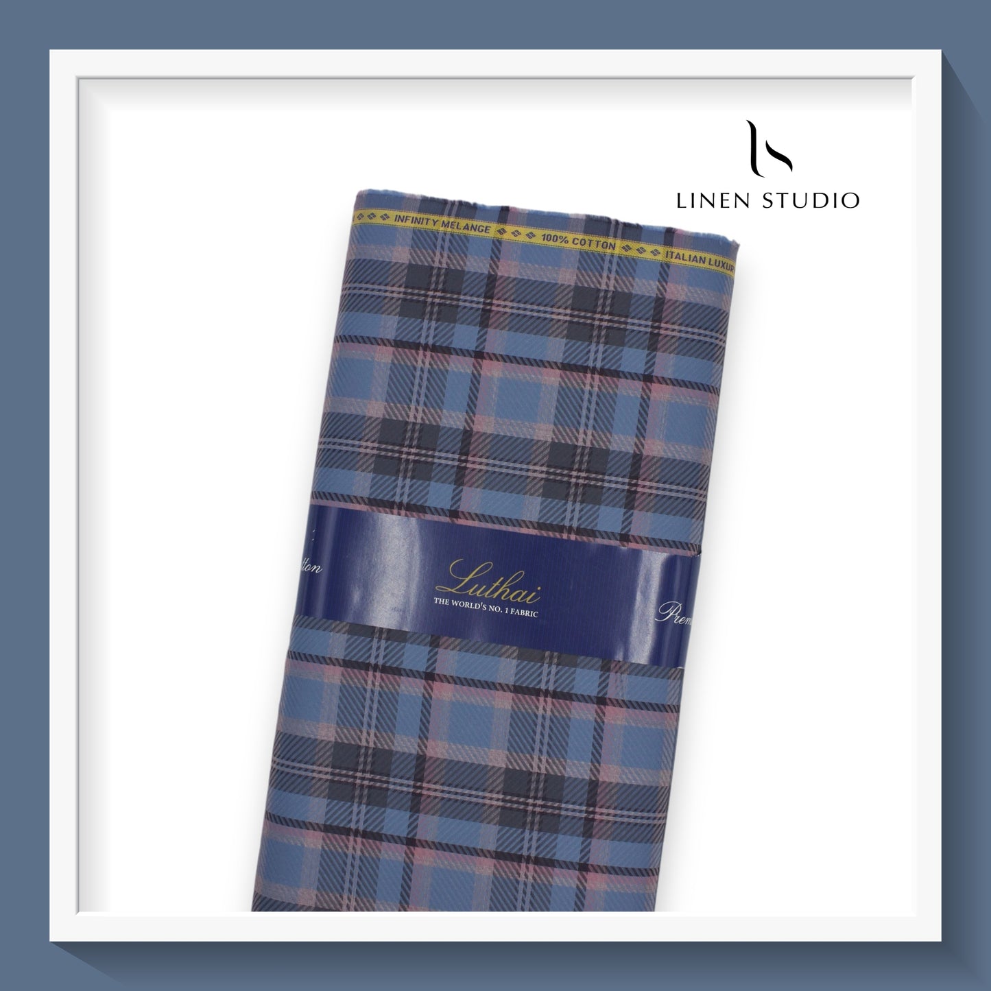 Luthai Young Checks - Premium Supima Cotton - Linen Studio