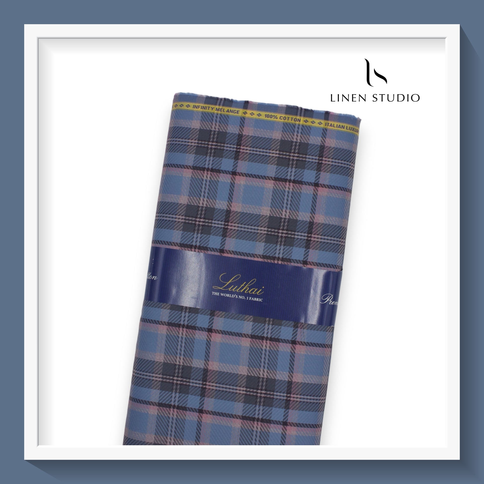 Luthai Young Checks - Premium Supima Cotton - Linen Studio