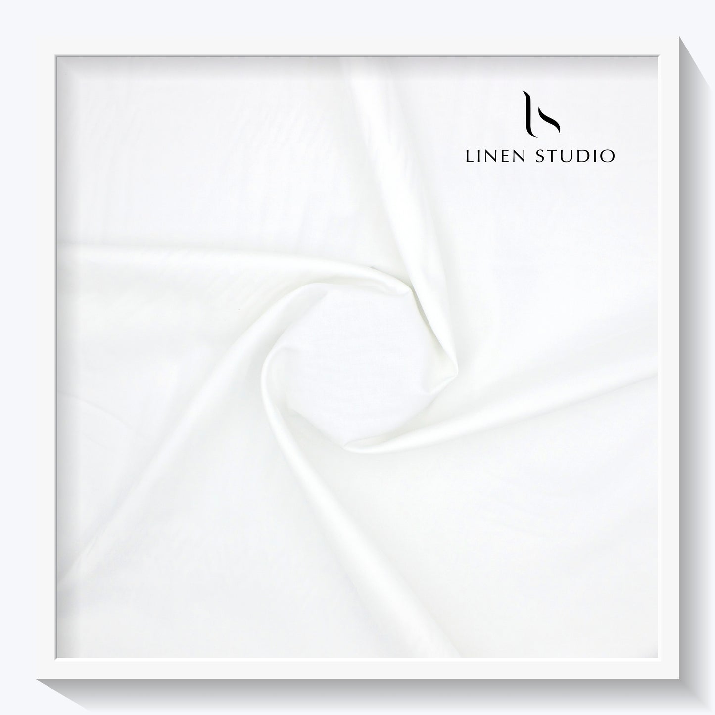Luthai Kurta Fabric Finest 110's Supima Cotton - Pure White - Linen Studio