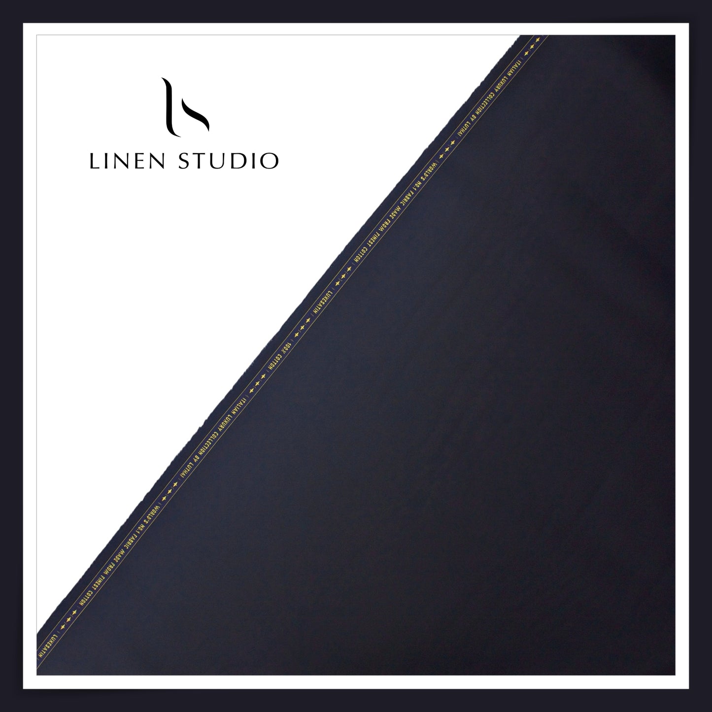 Luthai 100% Luxury Cotton Satin Shirting - Tealish Blue (NEW)