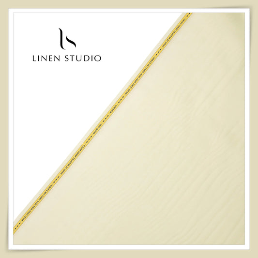 Luthai 100% Luxury Cotton Satin Shirting - Softest Yellow (NEW)