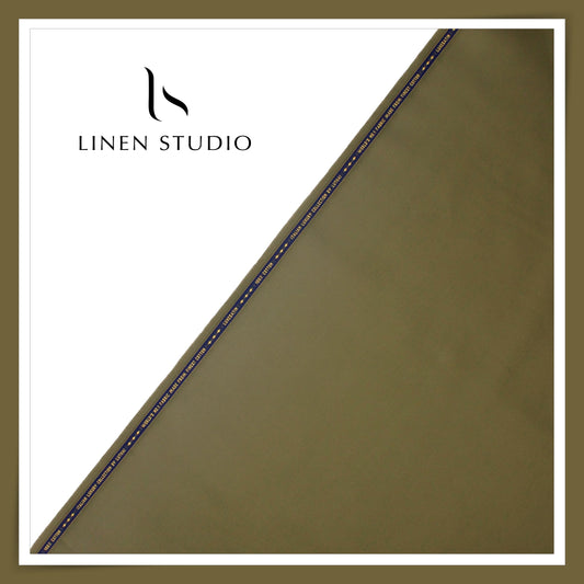 Luthai 100% Luxury Cotton Satin Shirting - Metal (NEW)