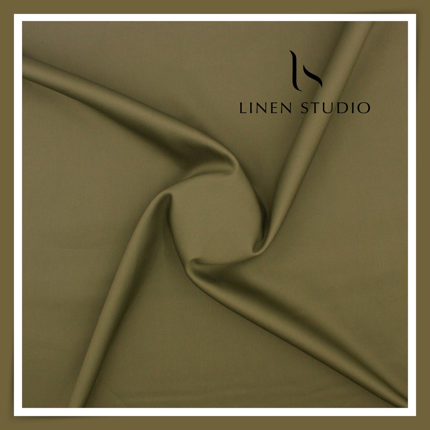 Luthai 100% Luxury Cotton Satin Shirting - Metal (NEW)
