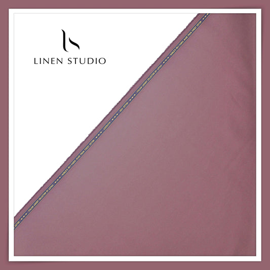 Luthai 100% Luxury Cotton Satin Shirting - Twilight Pink (NEW)