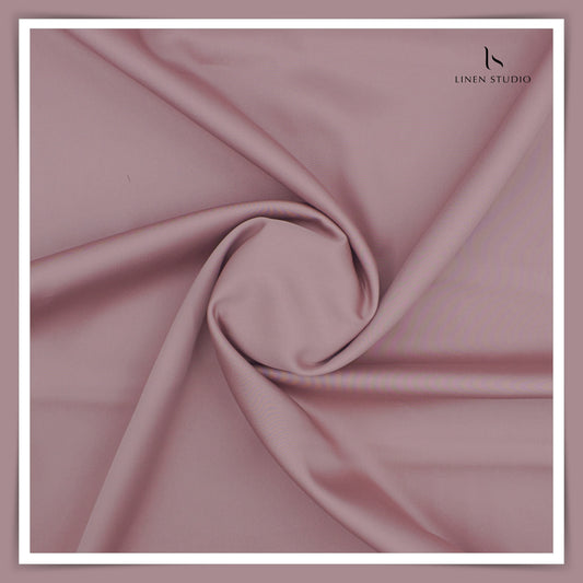Luthai 100% Luxury Cotton Satin Shirting - Turkish Rose (Highest Selling)