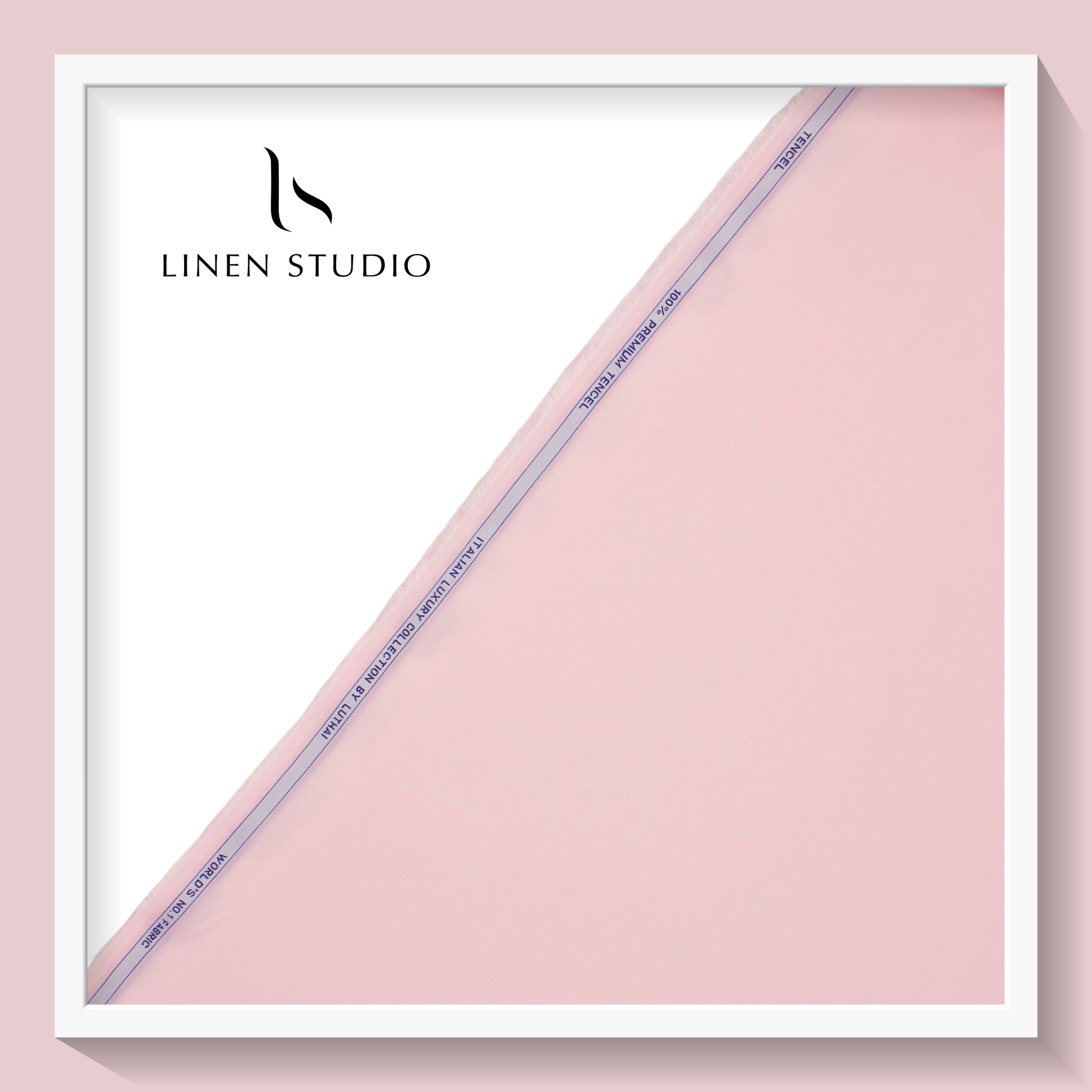 Italian Luxury Collection - Tencel by Luthai (Pink) - Linen Studio