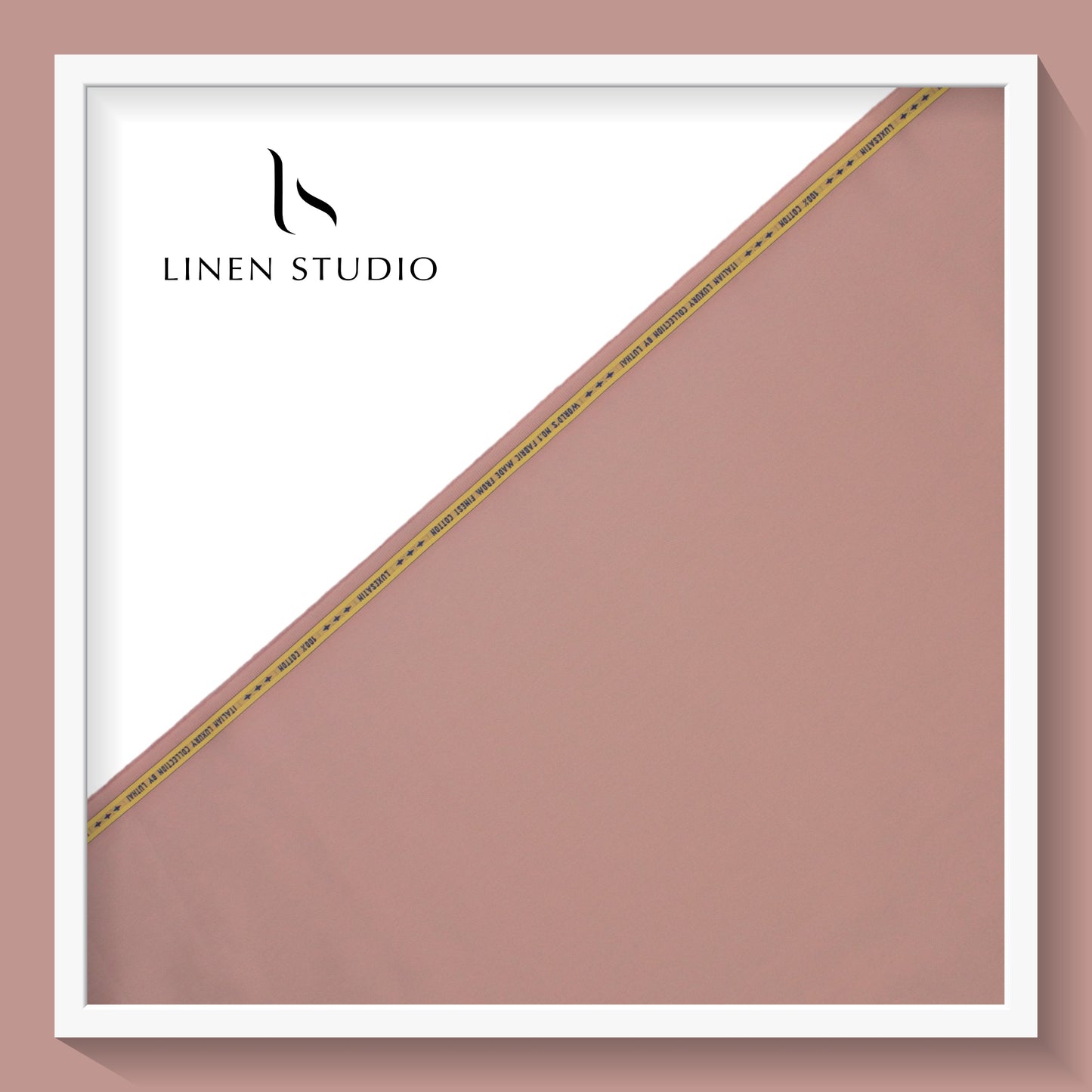 Luthai 100% Luxury Cotton Satin Shirting - Champagne