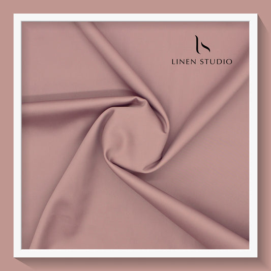 Luthai 100% Luxury Cotton Satin Shirting - Champagne