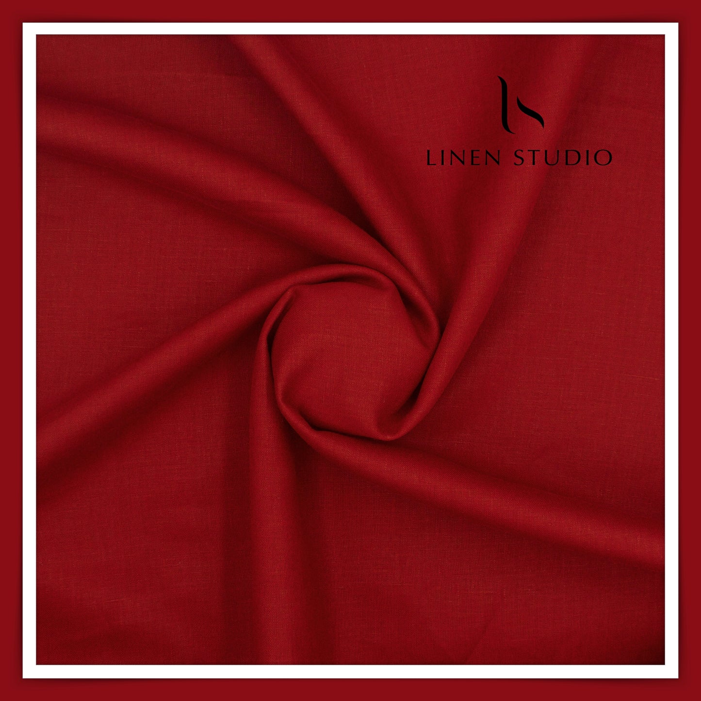 Premium Linen Suiting 40 Lea - Red Wine (Fastest Selling)