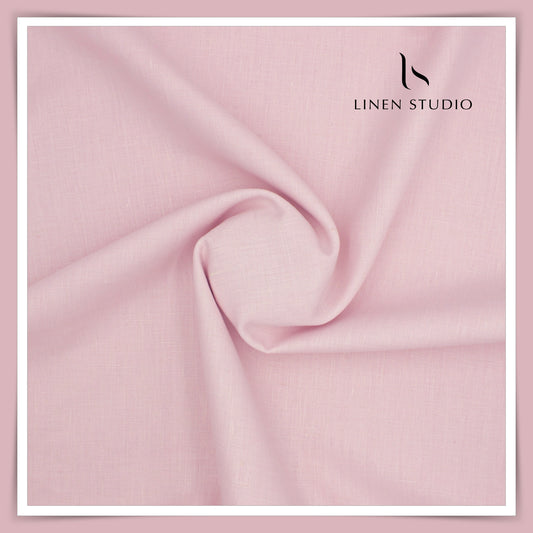Premium Linen Suiting - Linen Vogue (Pink) - Linen Studio