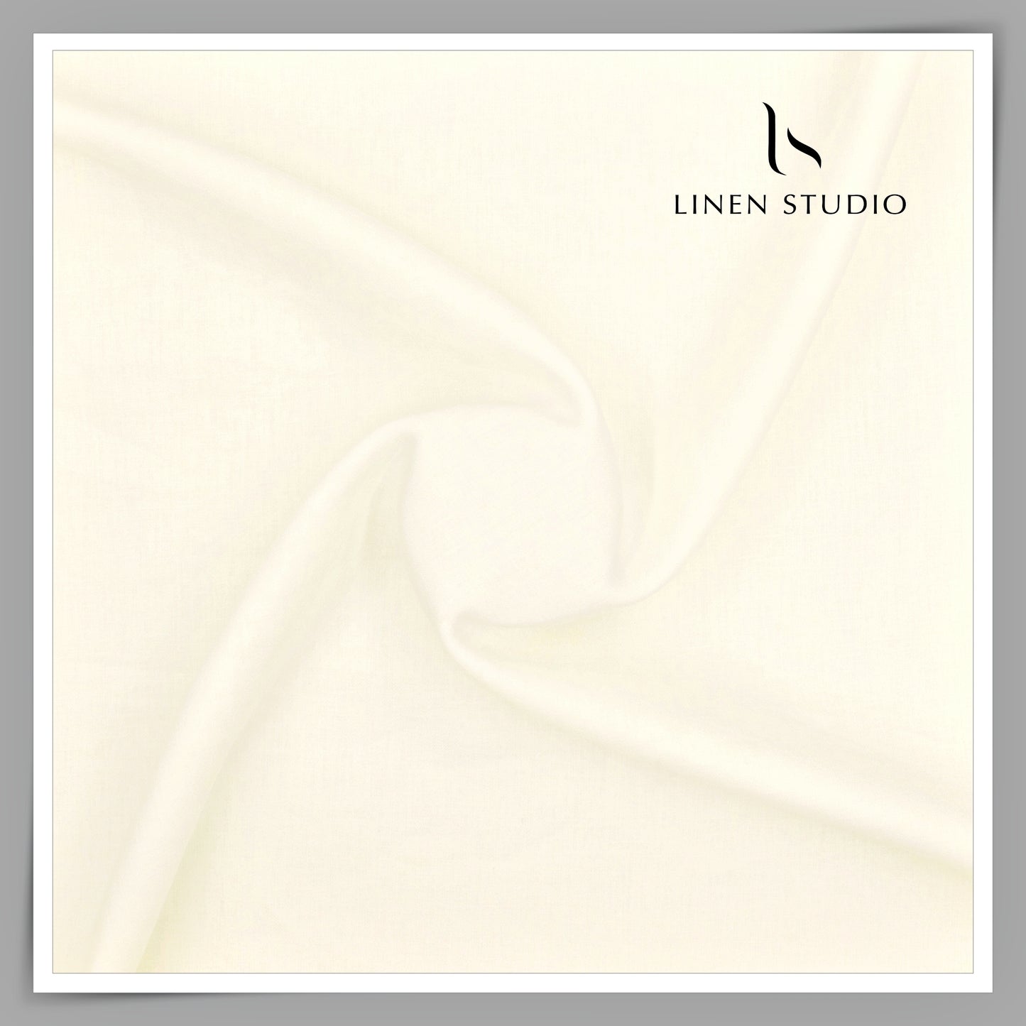 60 Lea Pure Linen Premium Suiting by Linen Vogue - Cream (50% SALE)