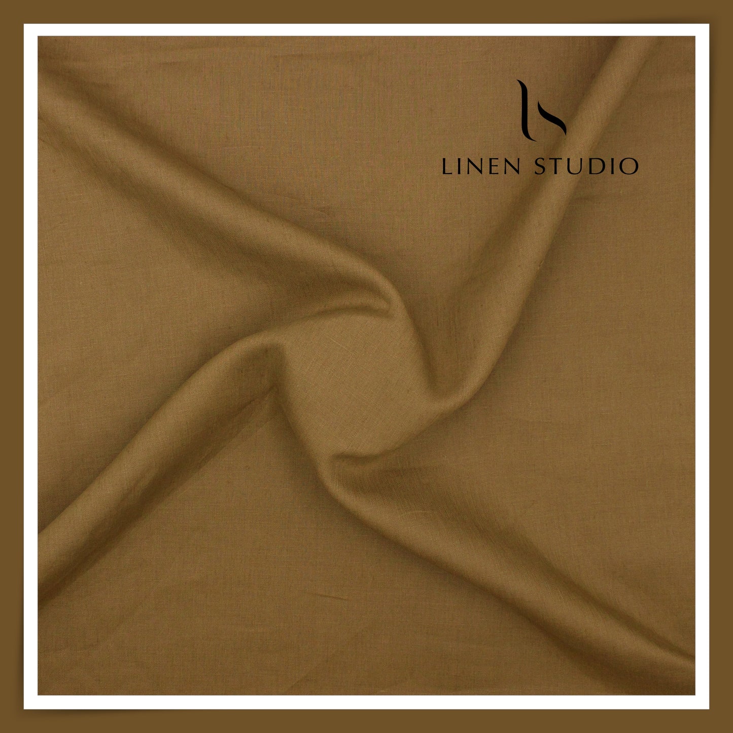 Linen Club Pure Linen Dual Fabric W/O SEL -  Beaver Brown (30% SALE) (NEW) (Perfect for Cord Sets)