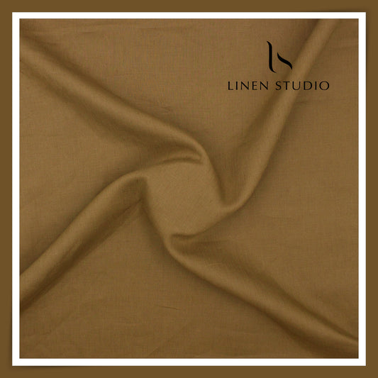 Linen Club Pure Linen Dual Fabric W/O SEL -  Beaver Brown (30% SALE) (NEW) (Perfect for Cord Sets)