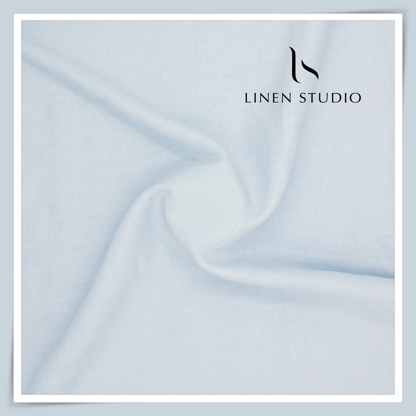 Linen Club 60 Lea Pure Linen Shirting W/O SEL - Aqua Blue (30% SALE) (NEW)