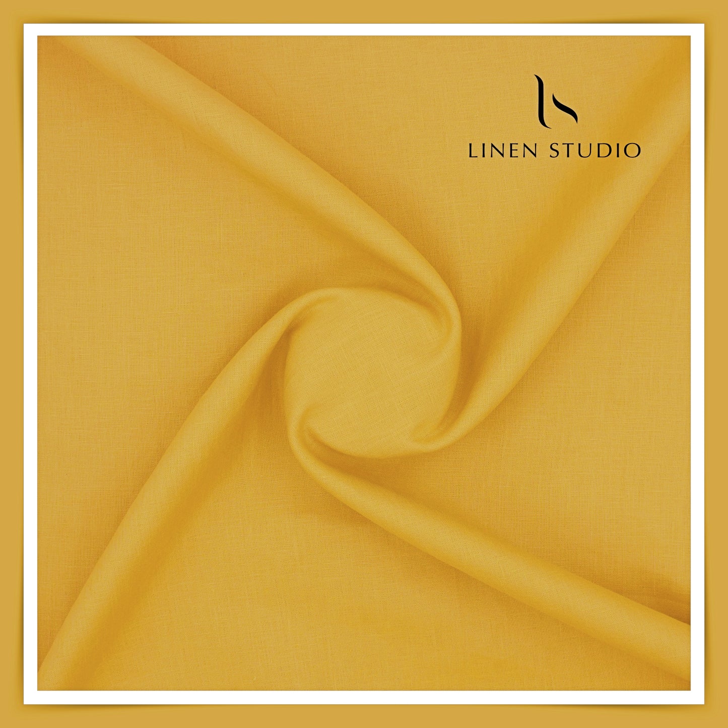 Linen Club 60 Lea Shirting W/O SEL - Ginger Yellow (50% SALE) (NEW)