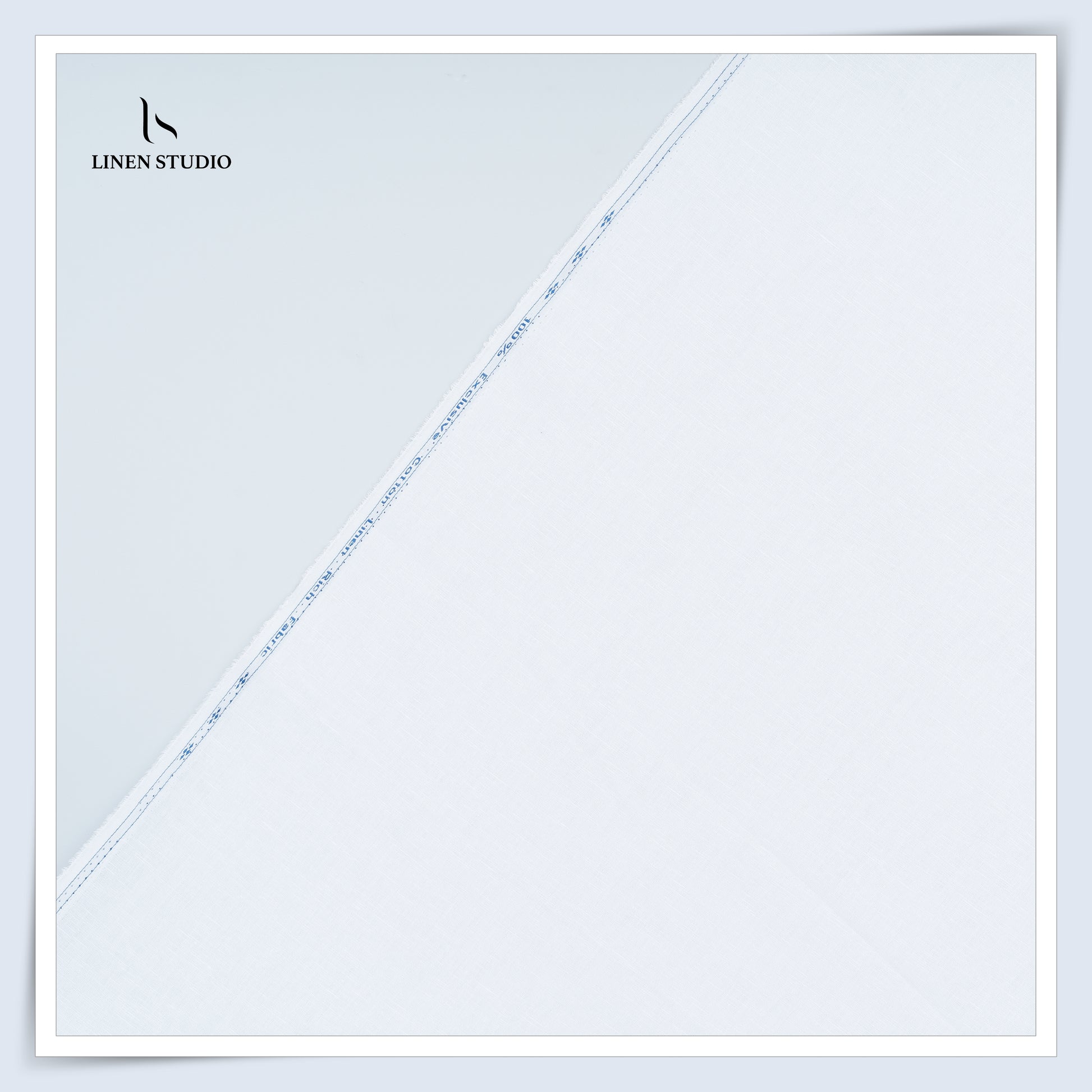 Cotton Linen (60/40) White - Linen Studio