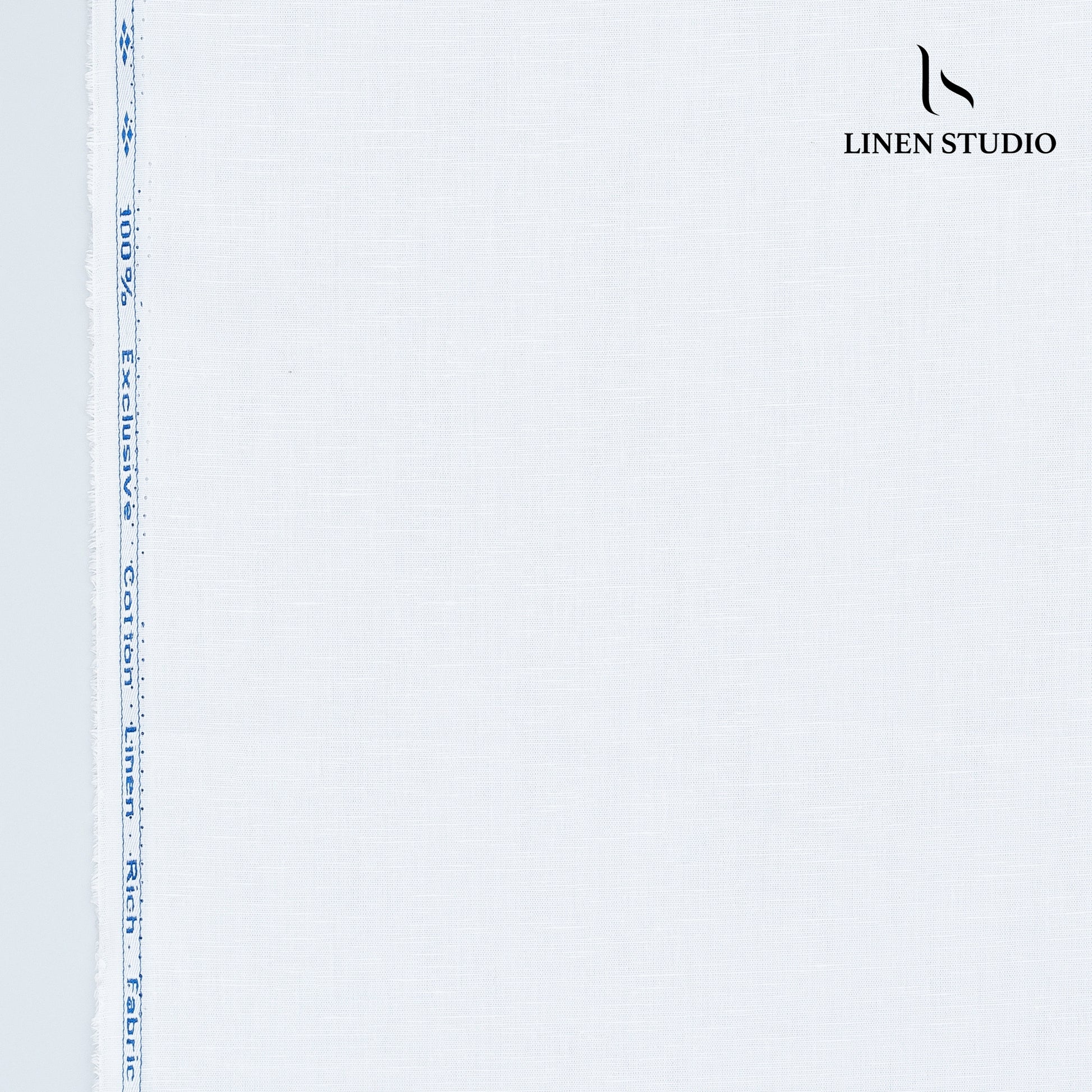Cotton Linen (60/40) White - Linen Studio