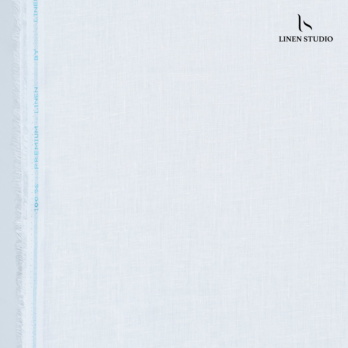 Linen Fiesta 70 Lea Plain Shirting - White