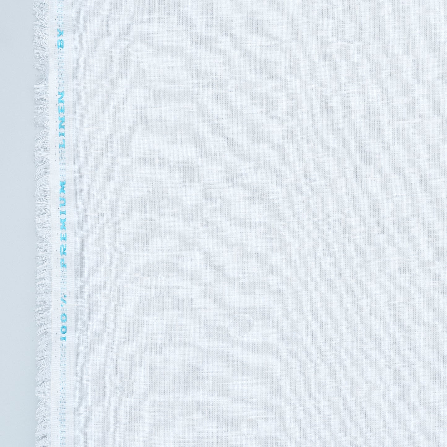 40 Lea White - Pure Linen Fabric - Linen Studio