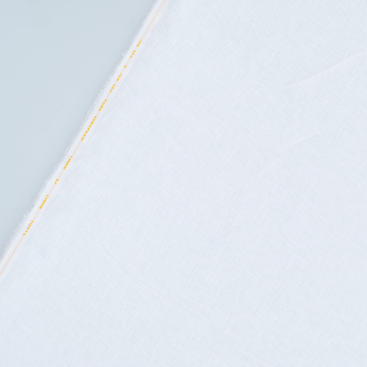 150 Lea White - Pure Linen Fabric - Linen Studio