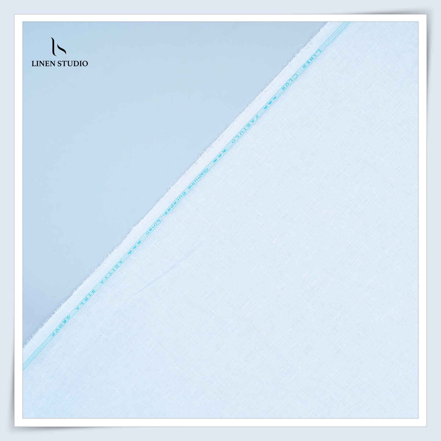 Linen Club by Aditya Birla 66 Lea Plain Shirting - White