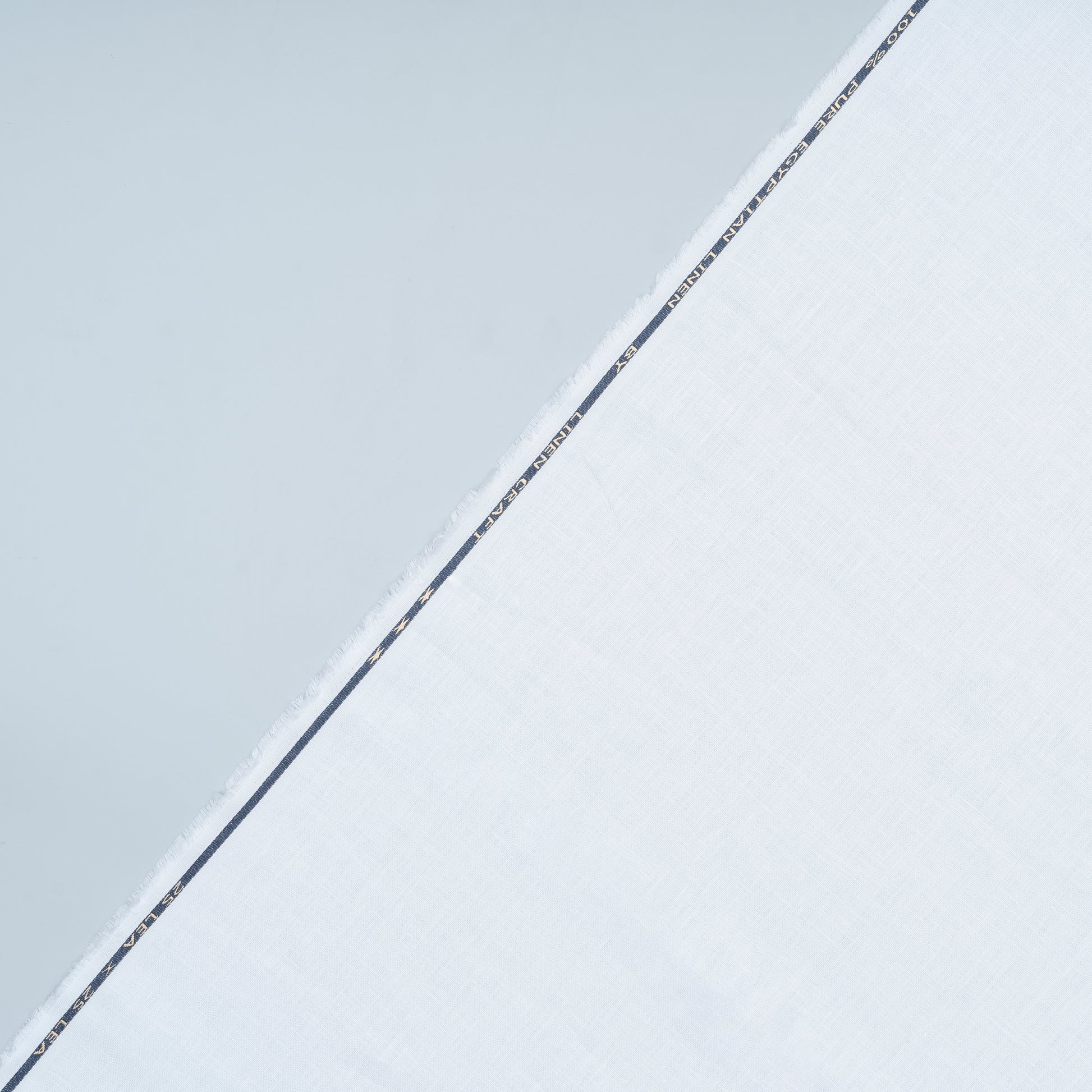 Pure Linen Trouser Fabric - Slub White - Linen Studio
