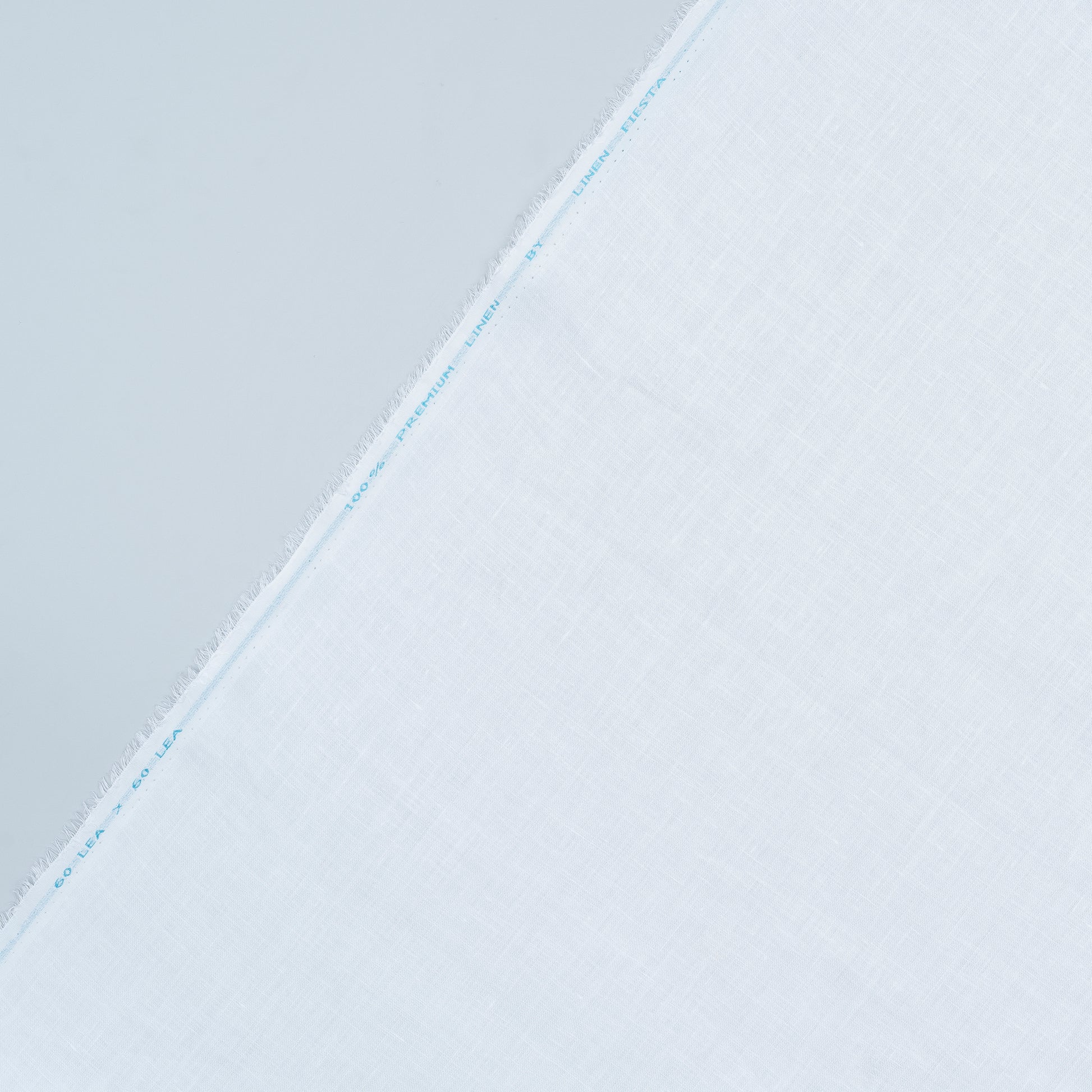 60 Lea White - Pure Linen Fabric – Linen Studio