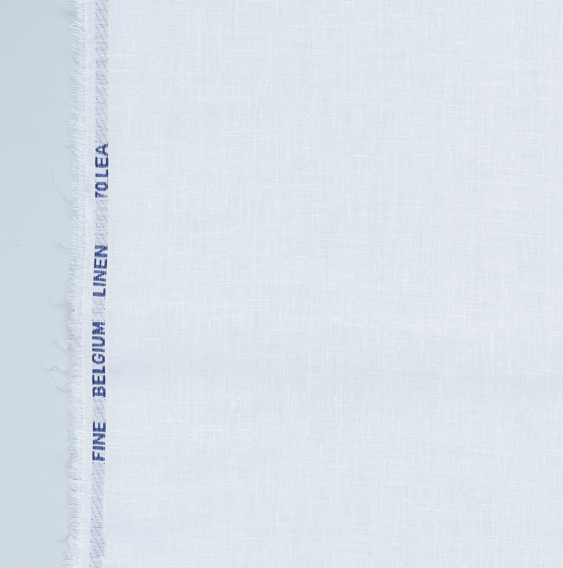 70 Lea White - Belgium Linen Fabric - Linen Studio