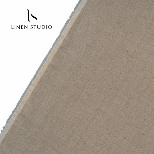 Pure Linen Shirting 60 Lea - Natural - Linen Studio