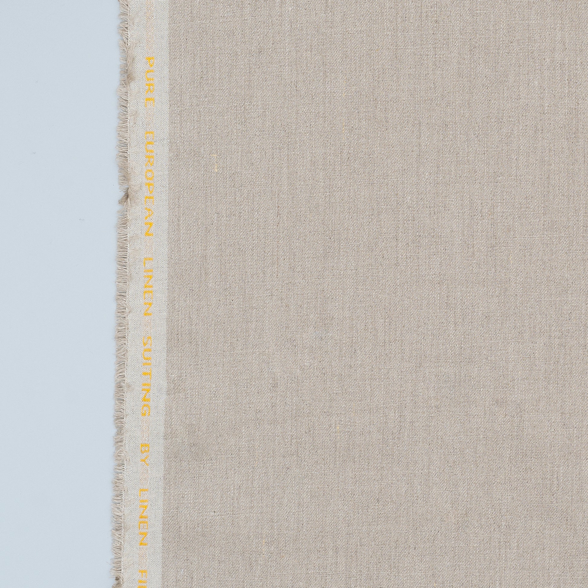 Pure Linen Trouser Fabric - Twill Natural