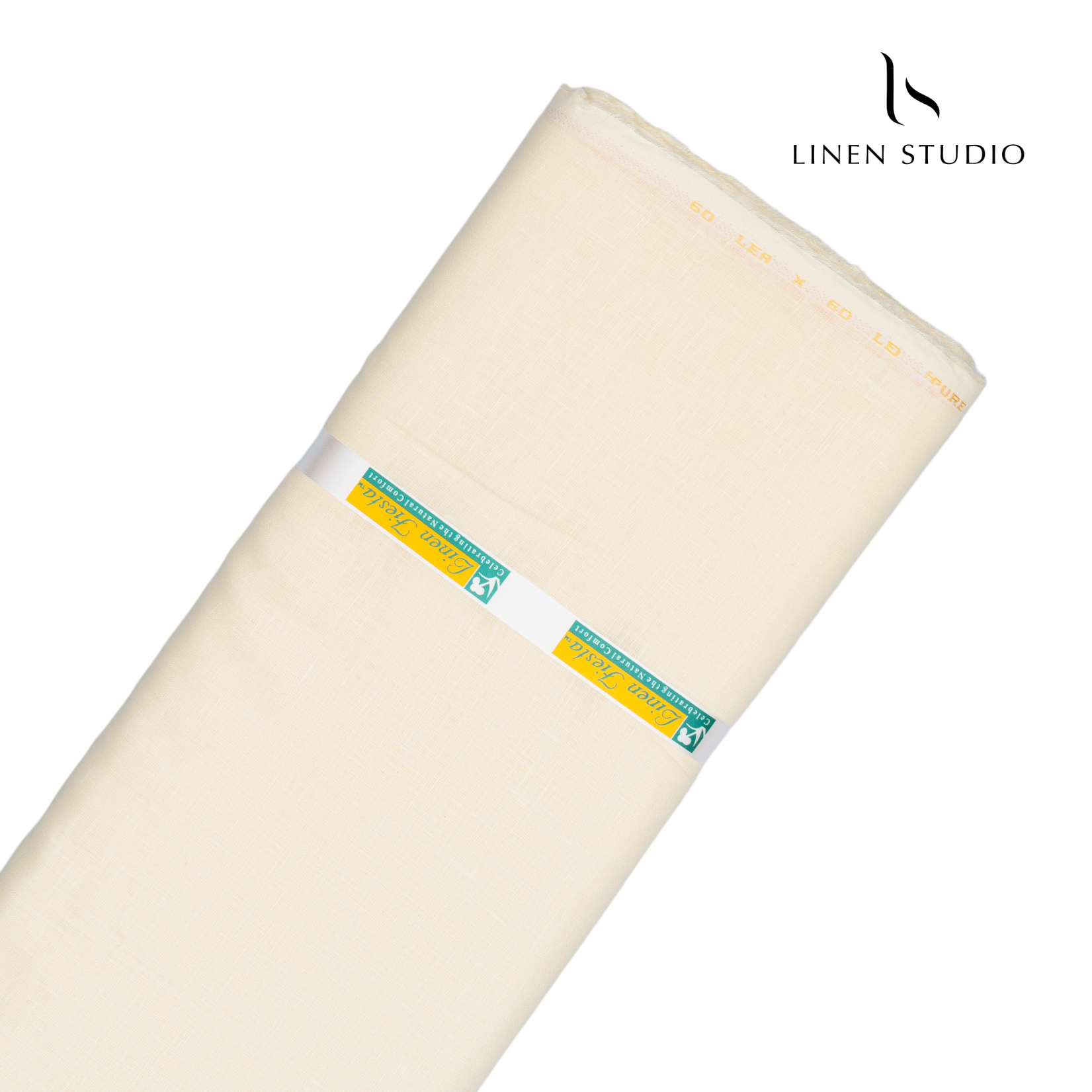 Pure Linen Shirting 60 Lea - Fawn - Linen Studio