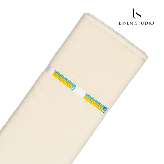 Pure Linen Shirting 60 Lea - Fawn - Linen Studio