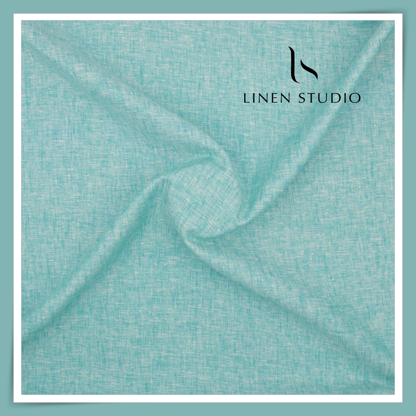 Fusion Fabric by Linen Fiesta, Cotton 70% & Linen 30% - Neptune Blue (NEW)