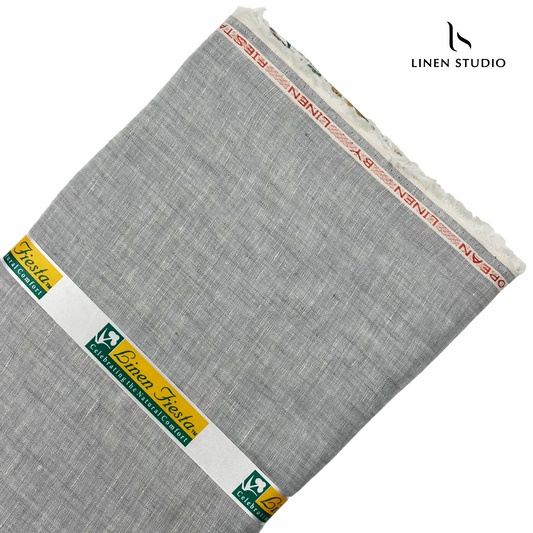 Linen Fiesta 60 Lea Plain Shirting - M402