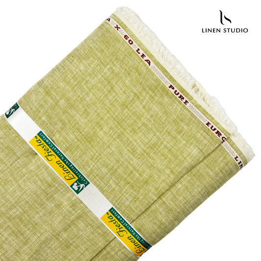 Linen Fiesta 60 Lea Plain Shirting - M405