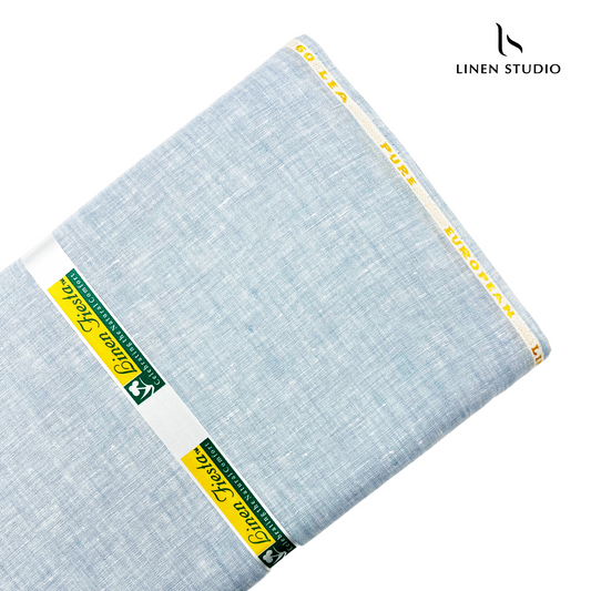 Linen Fiesta 60 Lea Plain Shirting - M416