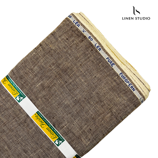 Linen Fiesta 60 Lea Plain Shirting - M622