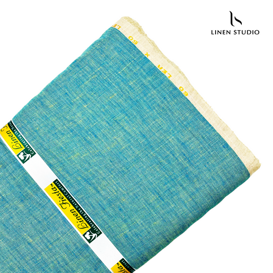 Linen Fiesta 60 Lea Plain Shirting - M623