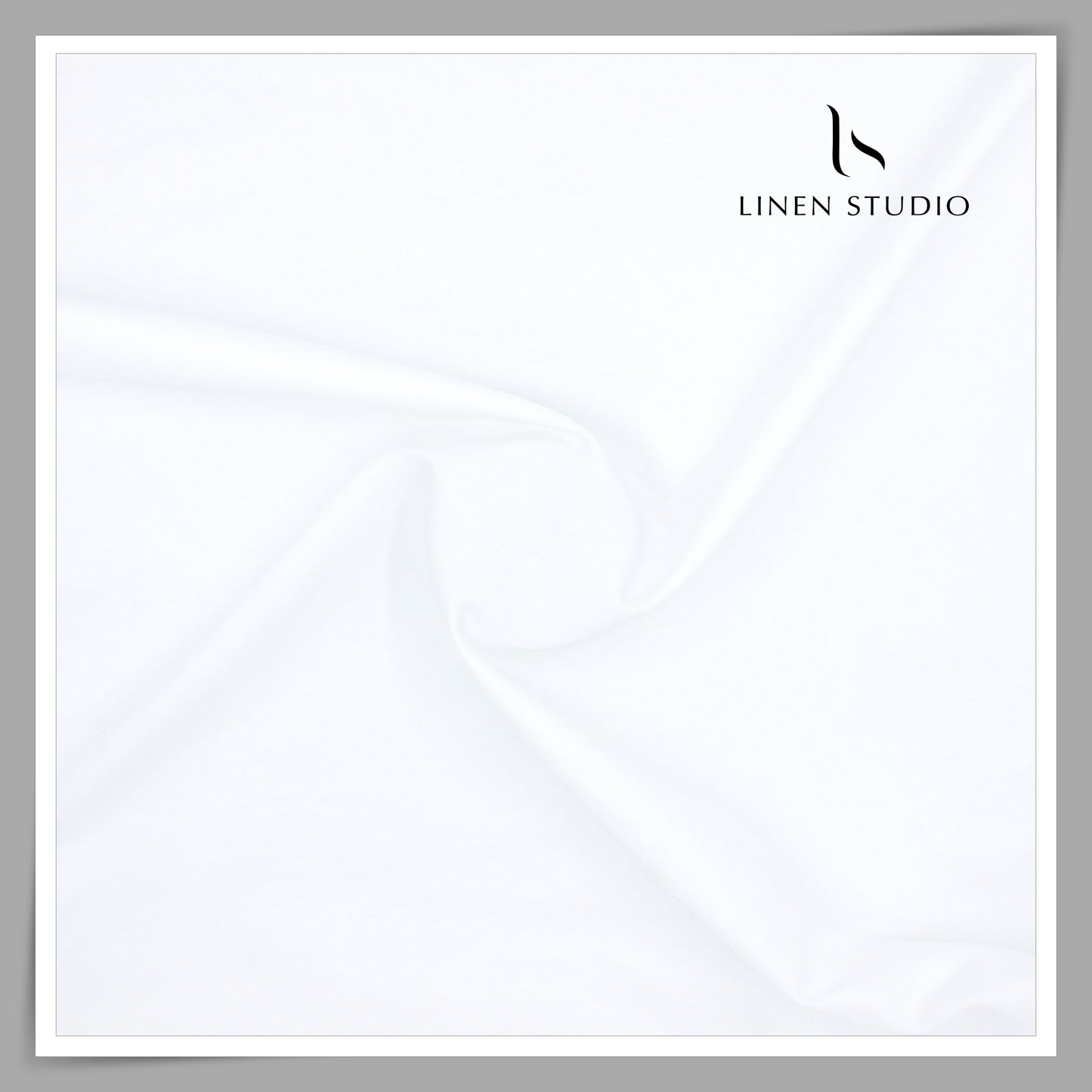 Burgoyne Cotton Linen Shirting - Bright White (Highest Selling) (NEW)