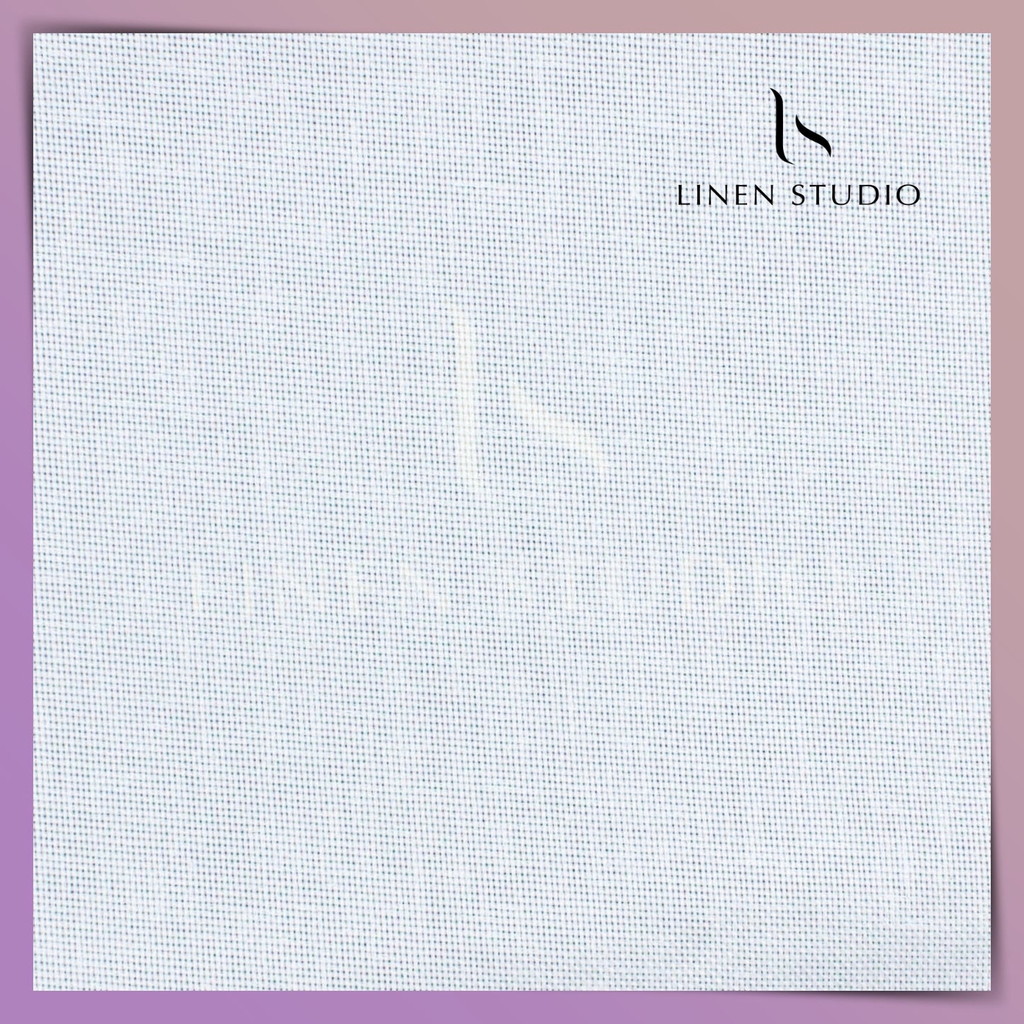Netted Poly-Viscose Fabric - White - Linen Studio
