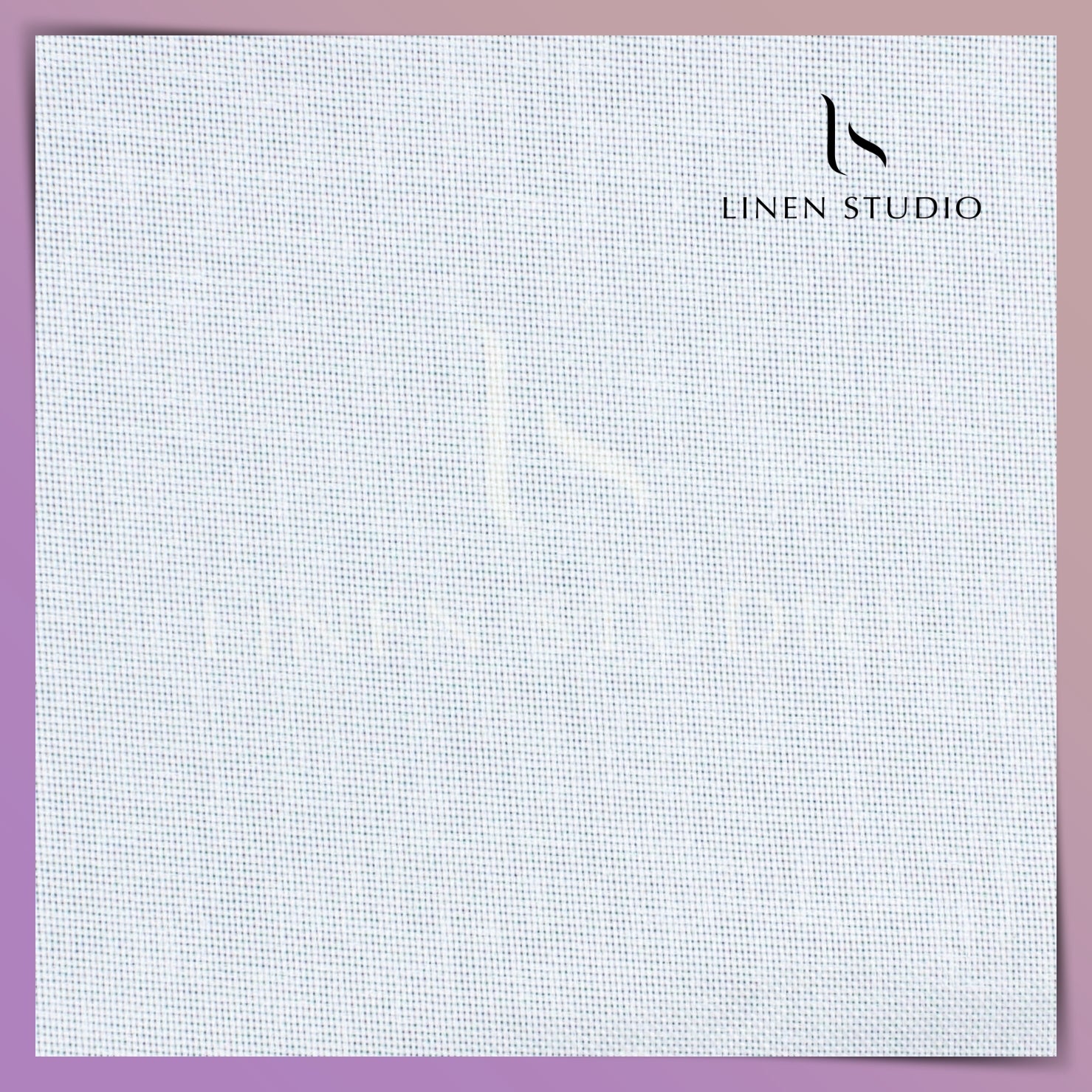 Netted Poly-Viscose Fabric - White - Linen Studio